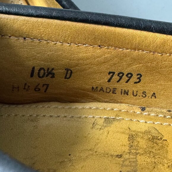 ALDEN Horse Bit Loafers Black Cape Cod Collection 10.5D